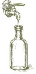 Olive oil filling station