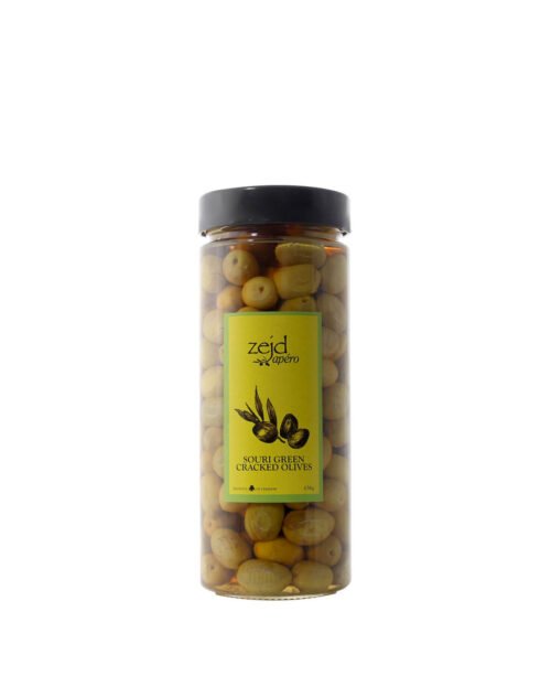 Souri Green Cracked Olives