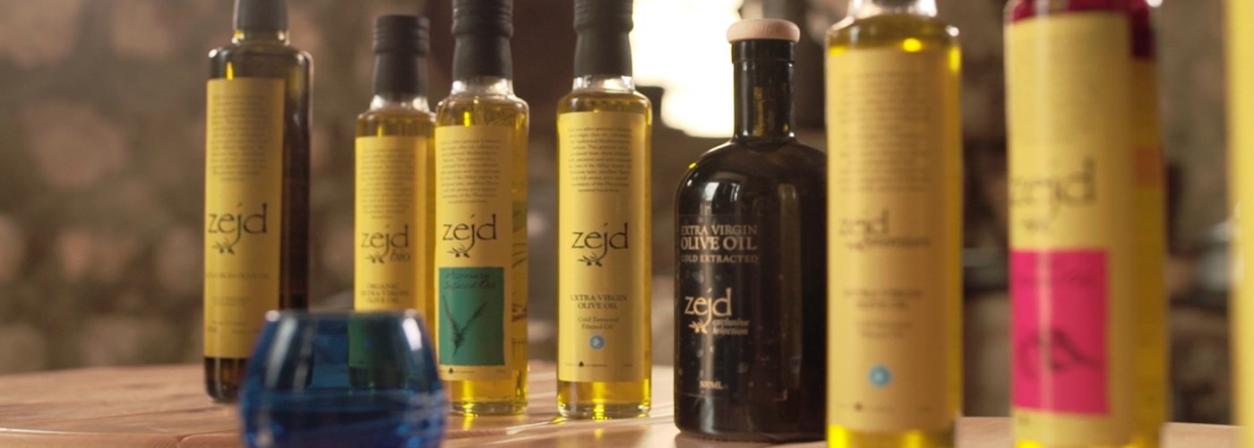 The Zejd olive oil range